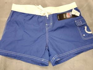 NFL Indianapolis Colt Women’s Board Shorts Swim Coverup w/Pocket - Picture 1 of 7