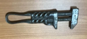 Llave mono vintage de 5 1/2" Pat 7 de septiembre de 1897 funciona muy bien - Imagen 1 de 5