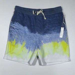 $114 Nuevo SOL ANGELES Para hombres Talla Grande L Teñido Tejido Cordón Pantalones Cortos para Sudar - Imagen 1 de 5