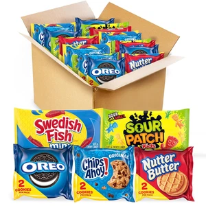 OREO, CHIPS AHOY!, Nutter Butter, SOUR PATCH KIDS & SWEDISH FISH Cookies & Candy - Picture 1 of 12
