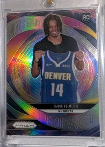 Panini Prizm 2024-25 - Impacto instantáneo DaRon Holmes #12 Silver Prizm (RC) - Imagen 1 de 1