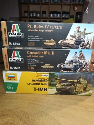 Model Kits 1:35 Pz4s/Crusader - Immagine 1 di 4