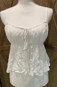 American Eagle Smoked Coquette Tank Top Gr. M Babydoll - Bild 1 von 12