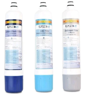 PureT - Filter Set for EZ Slim Reverse Osmosis System - Water Filter (3 Bottles) - Image 1 of 3