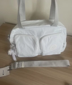 Kipling Cool Defea Hand Schultertasche Crossbody in Pure Alabaster Neu - Bild 1 von 5