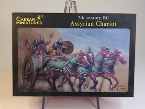 CAESAR MINIATURES (History)- ASSYRIAN CHARIOT (2x) 7th Century BC #011 - 1:72 - Picture 1 of 4