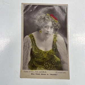 VINTAGE Photo Postcard Letter Card WW1 Junk Beauty Love Correspondence Richmond - Picture 1 of 3