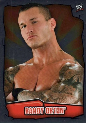 WWE WWF NXT Icons TOPPS Stickers 2010 Randy Orton Wrestling Sticker 191 Shiny - Image 1 of 2