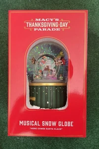 Macy's 2024 Thanksgiving Day Parade Holiday Lane Snow Globe Waterglobe *INHAND* - Picture 1 of 3