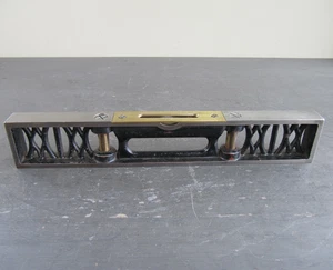 Vintage J.Rabone & Son 12" Maschinisten Wasserwaage - Gusseisen und Messing - Bild 1 von 11