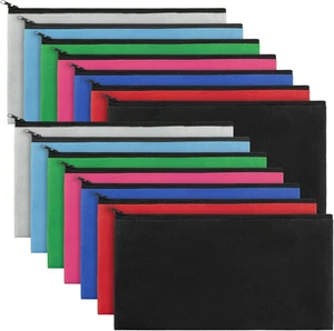 14 Stück Spardosen mit Reißverschluss Kaution Geldbeutel für Bargeld mit Z - Bild 1 von 12