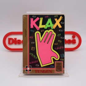 NES Nintendo Game KLAX - NEW & Factory Sealed with Authentic V-Overlap Seam!