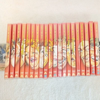 The Classic Carry On Film Collection  X 20 DVD Bundle. As new sealed  - Image 1 of 4