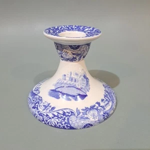 Candelabro Spode azul italiano - Imagen 1 de 5