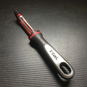 Vintage 90er T-FAL Ergonomischer Edelstahl Schäler für Gemüse & Obst Vorbereitung 8" - Bild 1 von 3