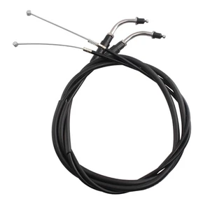 Black Motorcycle 51" Throttle Cable Line Wires For Harley Sportster XL  883 1200 - Picture 1 of 12
