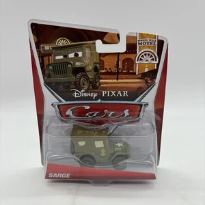 Disney Pixar Cars Sarge Wheel Well Motel 1/55 Scale Military Jeep 2012 - Picture 1 of 12