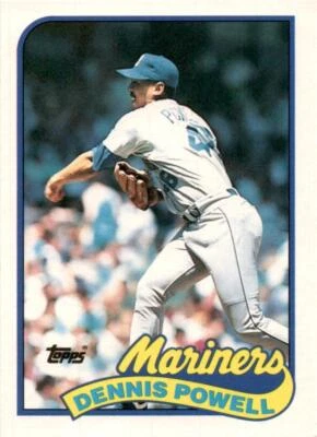 1989 Topps Traded #97T Dennis Powell - Image 1 of 2