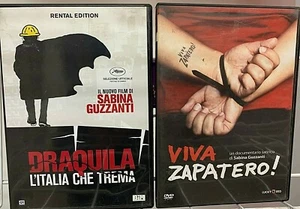 SABINA GUZZANTI - VIVA ZAPATERO + DRAQUILA L'ITALIA CHE TREMA - DVD EX NOLEGGIO - Picture 1 of 1