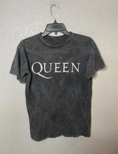 Queen Acid Wash Band T-Shirt - Picture 1 of 2