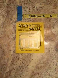 Detail Master DM 2021 1/12 scale License Plate Frames RC Parma Proline Bolink - Picture 1 of 1