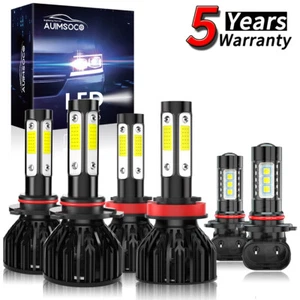 9005+H11+H10 LED Headlight Conversion Kit Bulbs For Ram 1500 Classic 2019-2020 - Picture 1 of 17