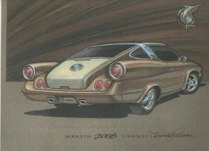 AMC Marlin 2008 rear view- Fine Art Print - by AMC Designer Vince Geraci - Picture 1 of 1