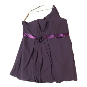 David’s bridal bridesmaids dress Style 4056 Size 28 Color Victorian Amethyst - Picture 1 of 5