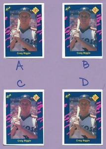 Klassisches Brettspiel von 1990 blau, #057, Craig Biggio, siehe Beschreibung - Bild 1 von 2