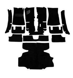 Datsun 260Z Carpet Kit 1974-75 Coupe Black Grey Tan Cutpile and Loop - Picture 1 of 53