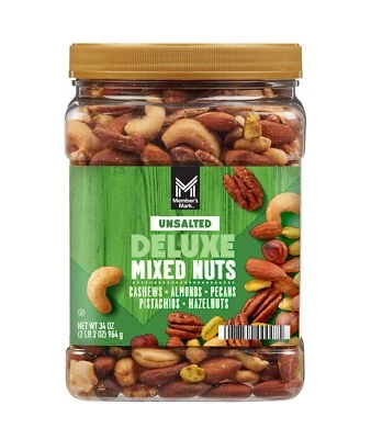 Nueces mixtas de lujo sin sal Member's Mark (34 oz.) Foto 1 de 4