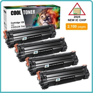 4PK CRG128 For Canon 128 Toner Cartridge ImageCLASS D530 D550 MF4880dw MF4770n - Picture 1 of 12