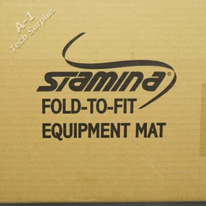 Stamina 05-0034A Fold To Fit Exercise Equipment Mat Black 3'x7' NEW Sealed - Picture 1 of 3