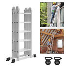 6 in 1 alloy ladder floor ladder multipurpose ladder folding ladder attachment ladder combo conductor