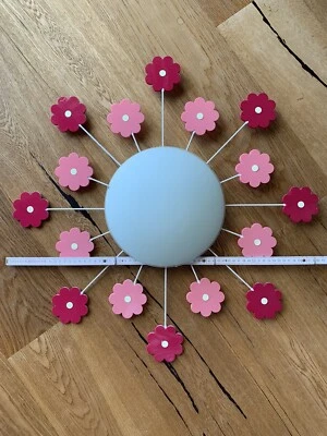 Kinder Decken Lampe Blumen rosa Spiel Zimmer - Bild 1 von 4