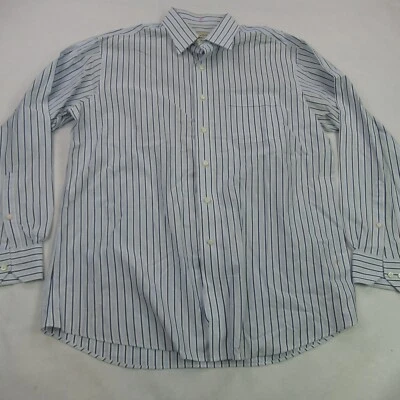 Tommy Bahama Shirt Mens 16.5 Stripes Long Sleeve Pocket Button Up - Image 1 of 4