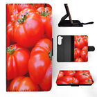 Flip Case For Samsung Galaxy|red Tomato Vegetable Wallpaper