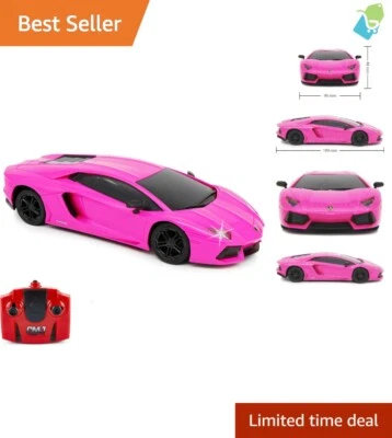 Exciting Pink Lamborghini LP700-4 Remote Control Car - Perfect Gift for Kids 6+ - Image 1 of 4