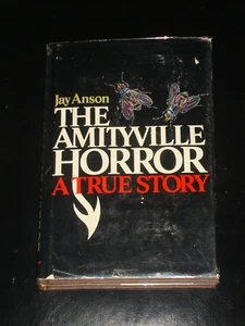 THE AMITYVILLE HORROR by Jay Anson (Hardcover, 1977) NOVEL BOOK MADE INTO MOVIE - Picture 1 of 2