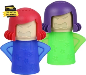 Angry Mama Microwave Cleaner,Steam Cleans with Vinegar and Water for Home/Office - Picture 1 of 6