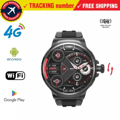 GT100 4G Android Smart Watch 1.8 inch 180 telescopic rotating HD camera WIFI GPS - Image 1 of 4