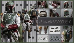 HOT TOYS STAR WARS 1/4TH ROTJ BOBA FETT SIDESHOW EXCLUSIVE QS003--NEW AND SEALED