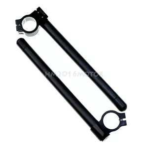 Regular 37mm Fork Tube Clip-On Handlebars For Kawasaki Ninja 300 500 500R - Picture 1 of 3