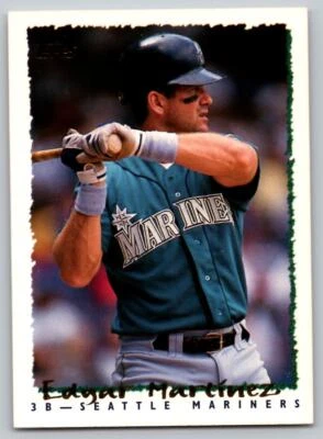 1995 Topps #55 Edgar Martinez Seattle Mariners - Image 1 of 2