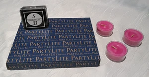 Luci da tè A 24/99-36 Partylite 12 pezzi candele profumate profumo rosa vigorosa - Foto 1 di 2