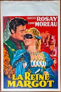 Belgian posters LA REINE MARGOT Armando Francioli JEANNE MOREAU 37x56 1954 - Picture 1 of 1