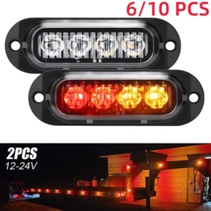 LED Clearance Light Side Marker Lamp RED AMBER Trailer Truck Caravan Lorry - Picture 1 of 15