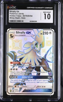 CGC 10 Silvally GX Shiny SV79/SV94 Shiny Vault Hidden Fates Pokemon Card - Image 1 of 2