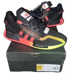 Adidas NMD RI V2 Watermelon Pack Black Sneakers FY5918 DS Athletic Men's Size 12 - Picture 1 of 7
