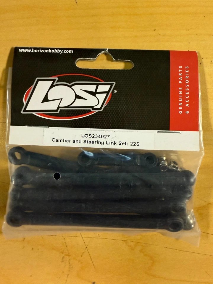 LOSI-LOS234027-CAMBER & STEERING LINK SET-22S - Image 1 of 1
